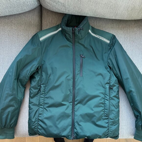 Men’s Green Moncler Queyron Giubbotto Jacket Size 3 (US Med/Large) - Picture 3 of 11